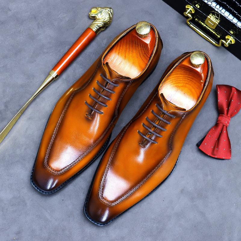 Youth Tooling British Working Leather Small Leather Shoes - melvincucci