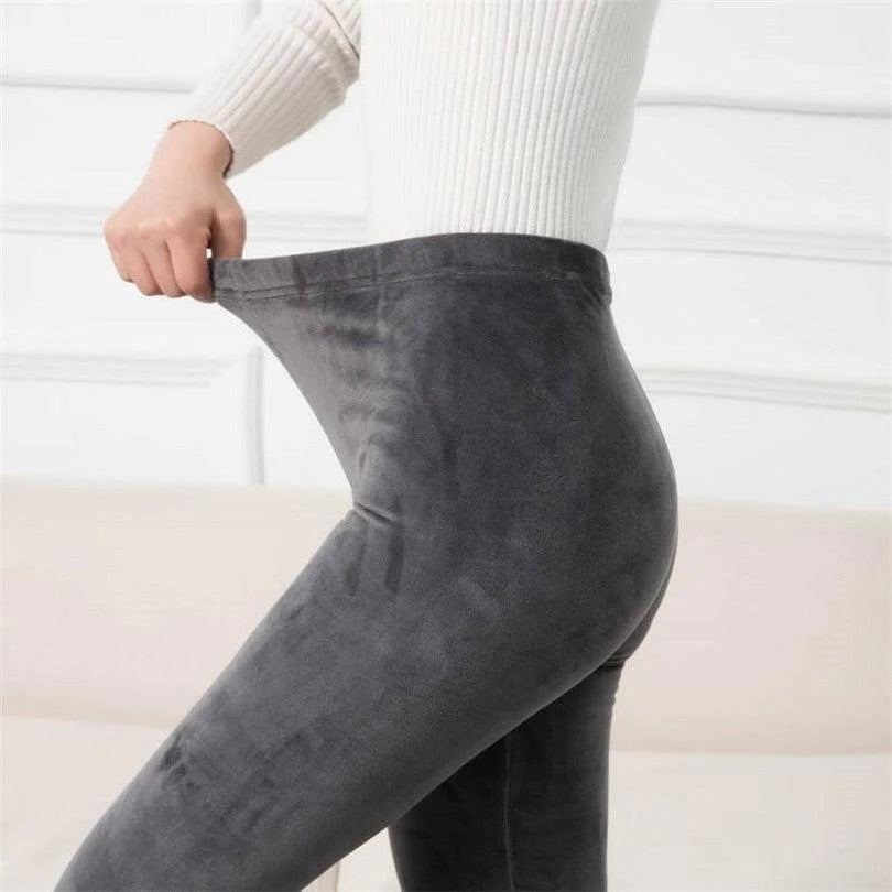 YSDNCHI Winter Velvet Leggings Women Pencil Pant - melvincucci
